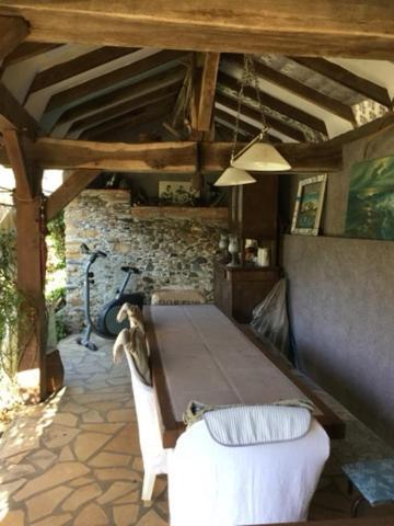 Bed and Breakfast Loft Atypique Villeneuve-de-Riviere Екстер'єр фото