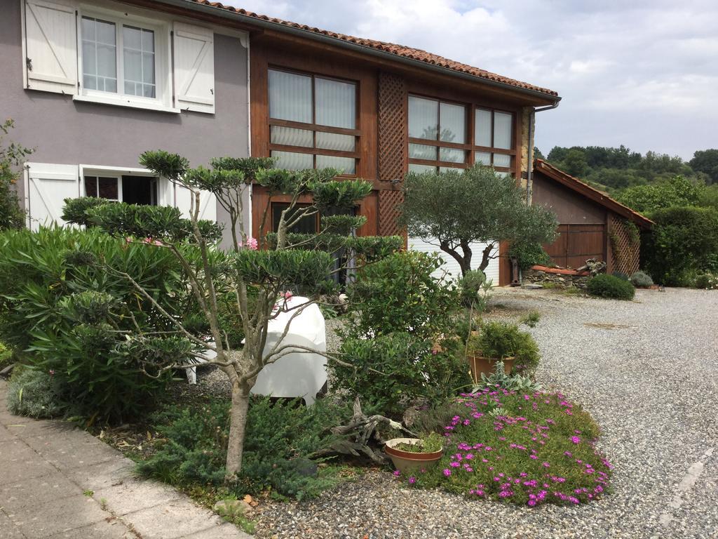 Bed and Breakfast Loft Atypique Villeneuve-de-Riviere Екстер'єр фото